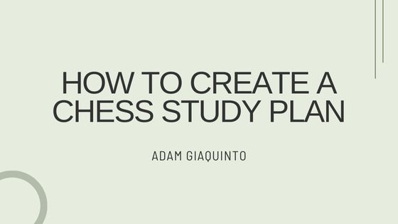 Chess Study Plan